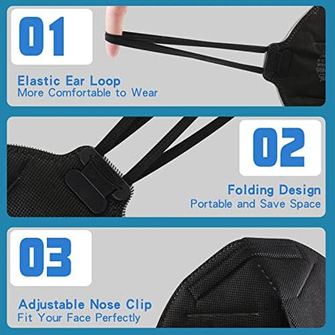 benehal NIOSH mask inner foam nosepiece adds gentle cushioning.
