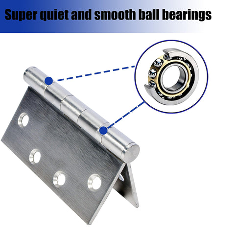 BENERAY black electroplated 304 stainless hinge for long-lasting performance