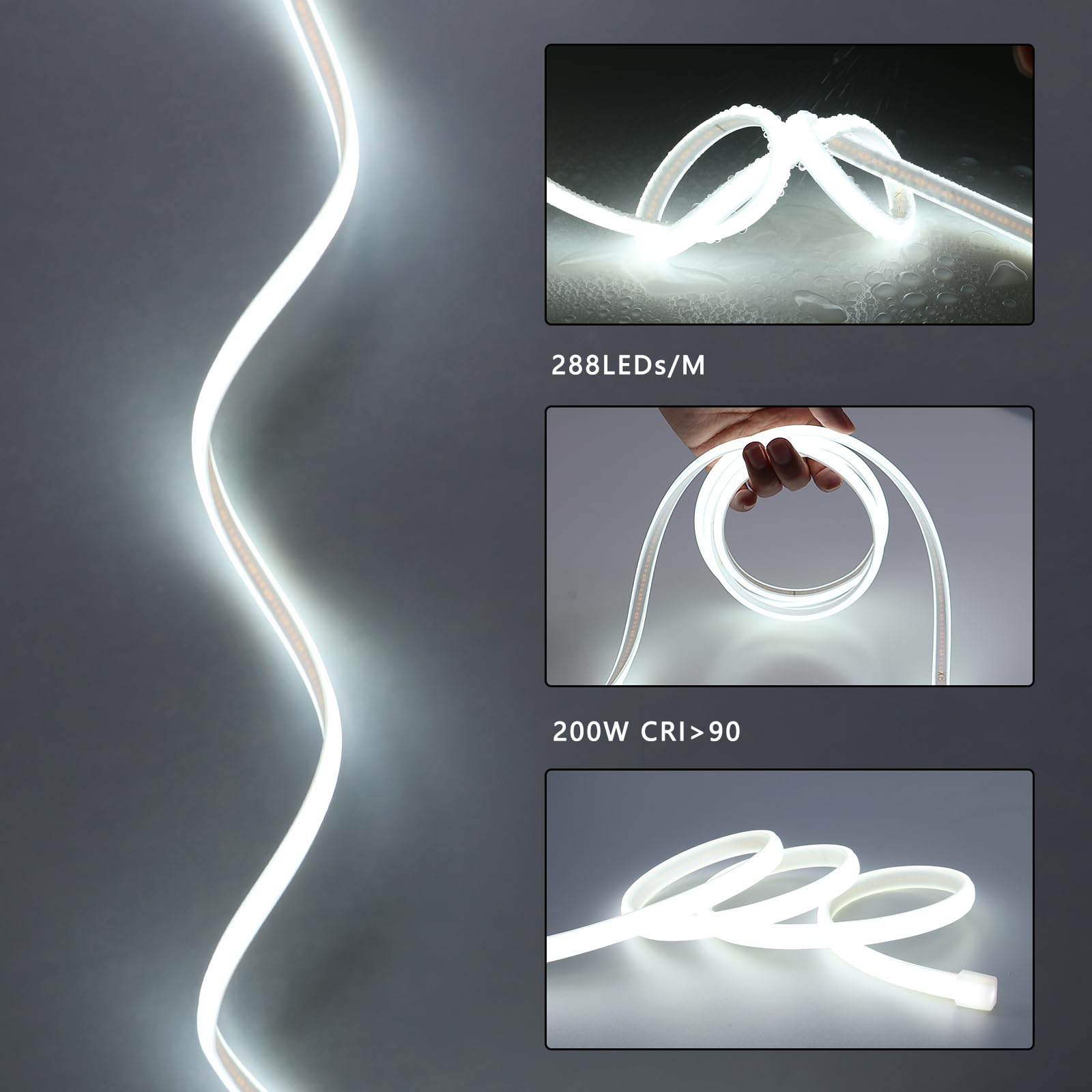 BENLUN COB strip’s 180-degree beam angle enables even, broad illumination.