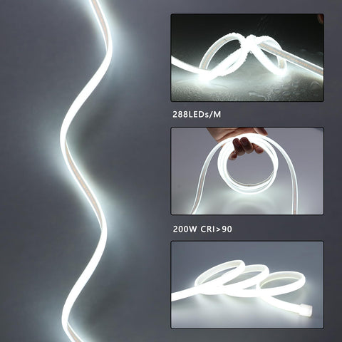 BENLUN COB strip’s 180-degree beam angle enables even, broad illumination.