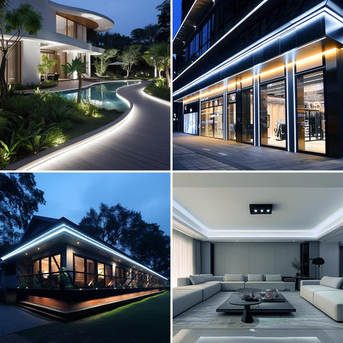 BENLUN silicone-protected rope light reduces risk of electric shock outdoors.