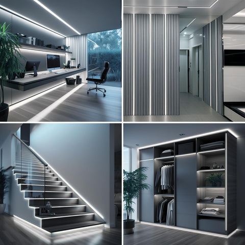 BENLUN kitchen cabinet lighting enhances countertop visibility and task accuracy