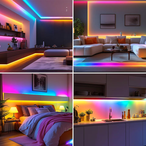 BENLUN RGB+IC COB LEDs deliver vibrant color and smooth transitions.