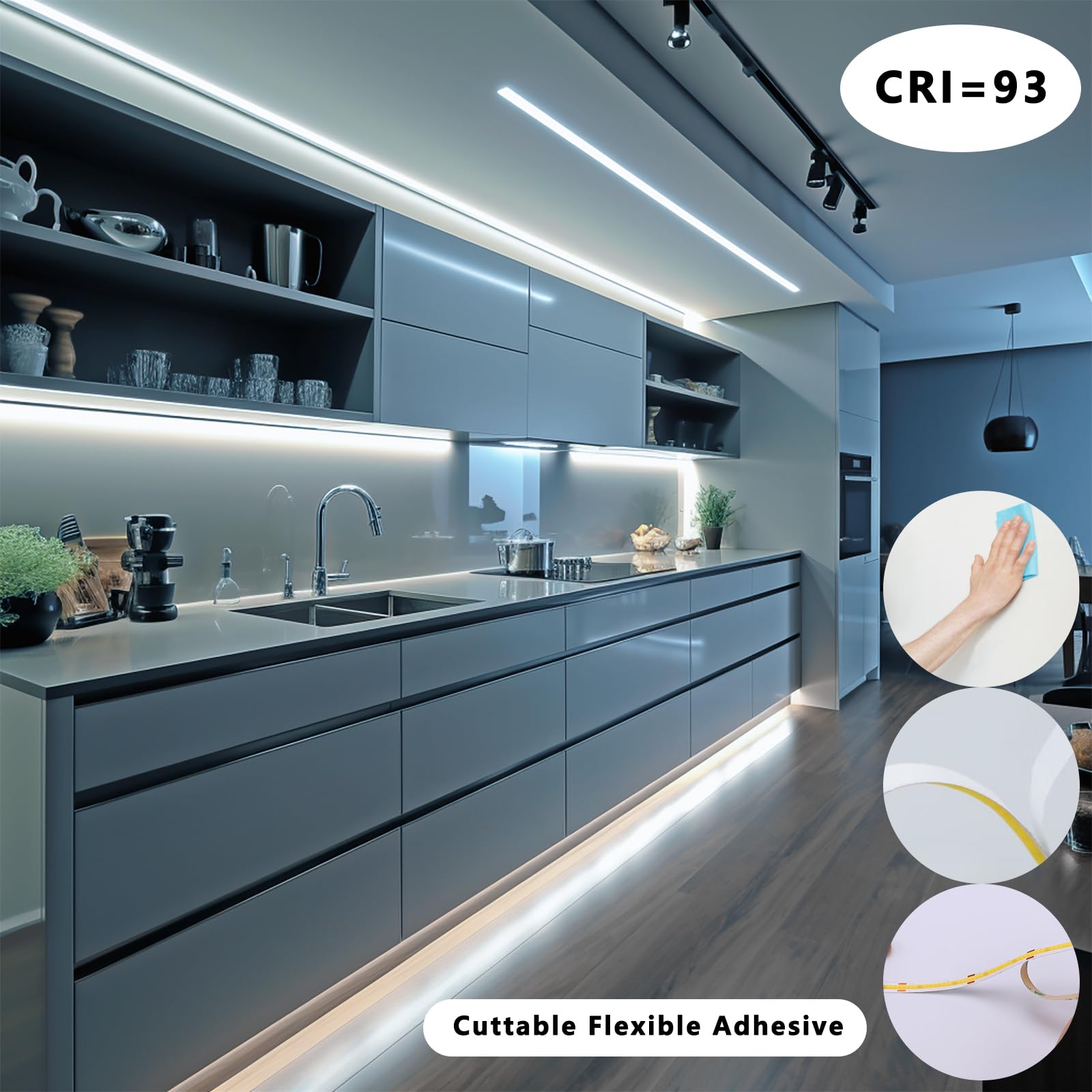BENLUN self-adhesive backing enables quick, clean installations