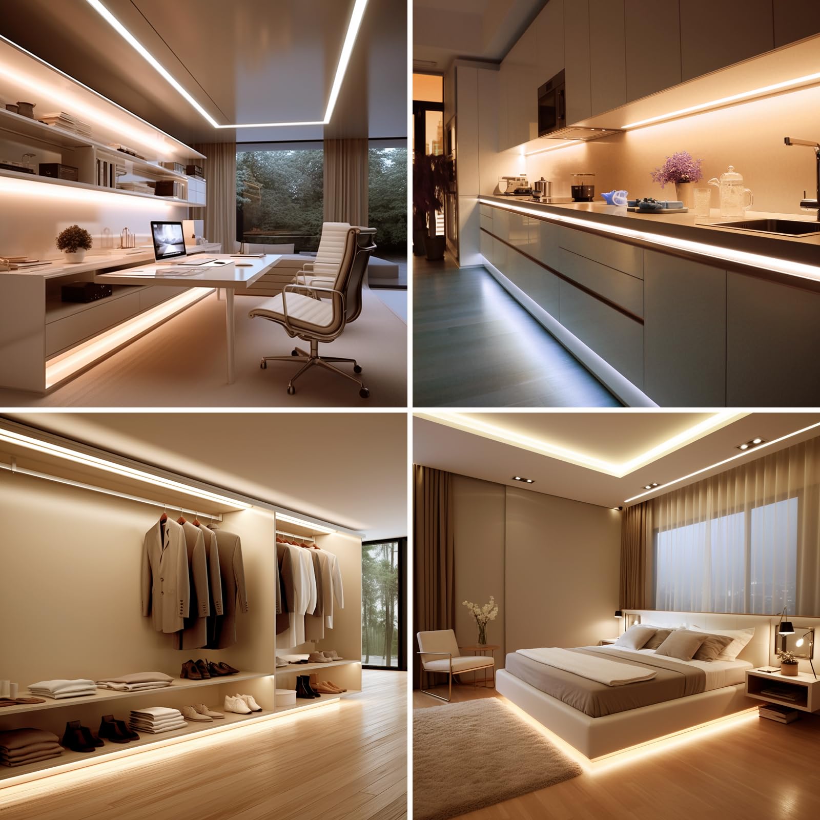 BENLUN warm white 3000K lighting creates cozy ambience
