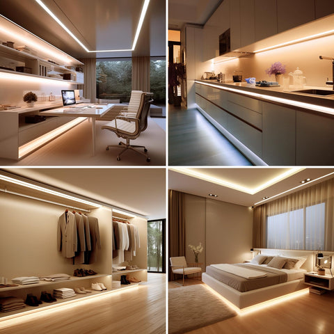BENLUN warm white 3000K lighting creates cozy ambience