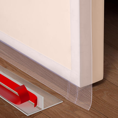 Benory 20ft T-Shaped seal on a door blocks drafts for a cozier room