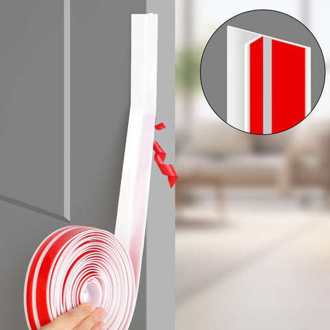 Benory door gap seal with double-sided adhesive for quick installation