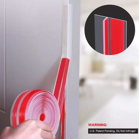 Benory T-shaped seal adhesive application demonstrates easy peel-and-stick installation.