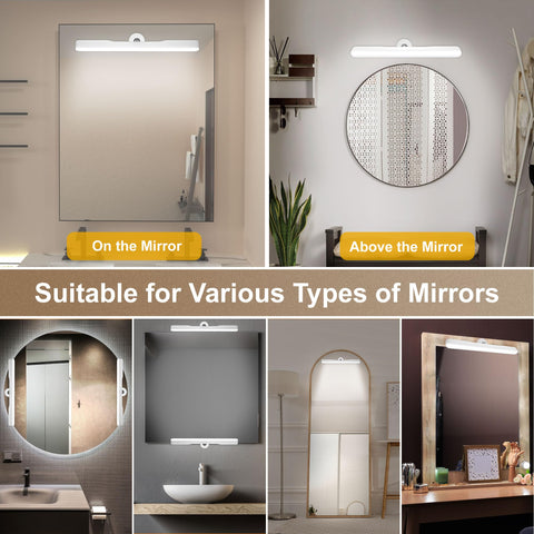 Benreom magnetic vanity light mount stays secure on metal surfaces.