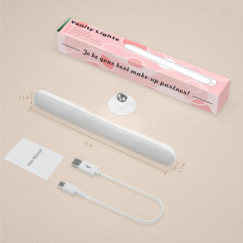 Benreom multiuse vanity light suitable for makeup, decor, and photography.