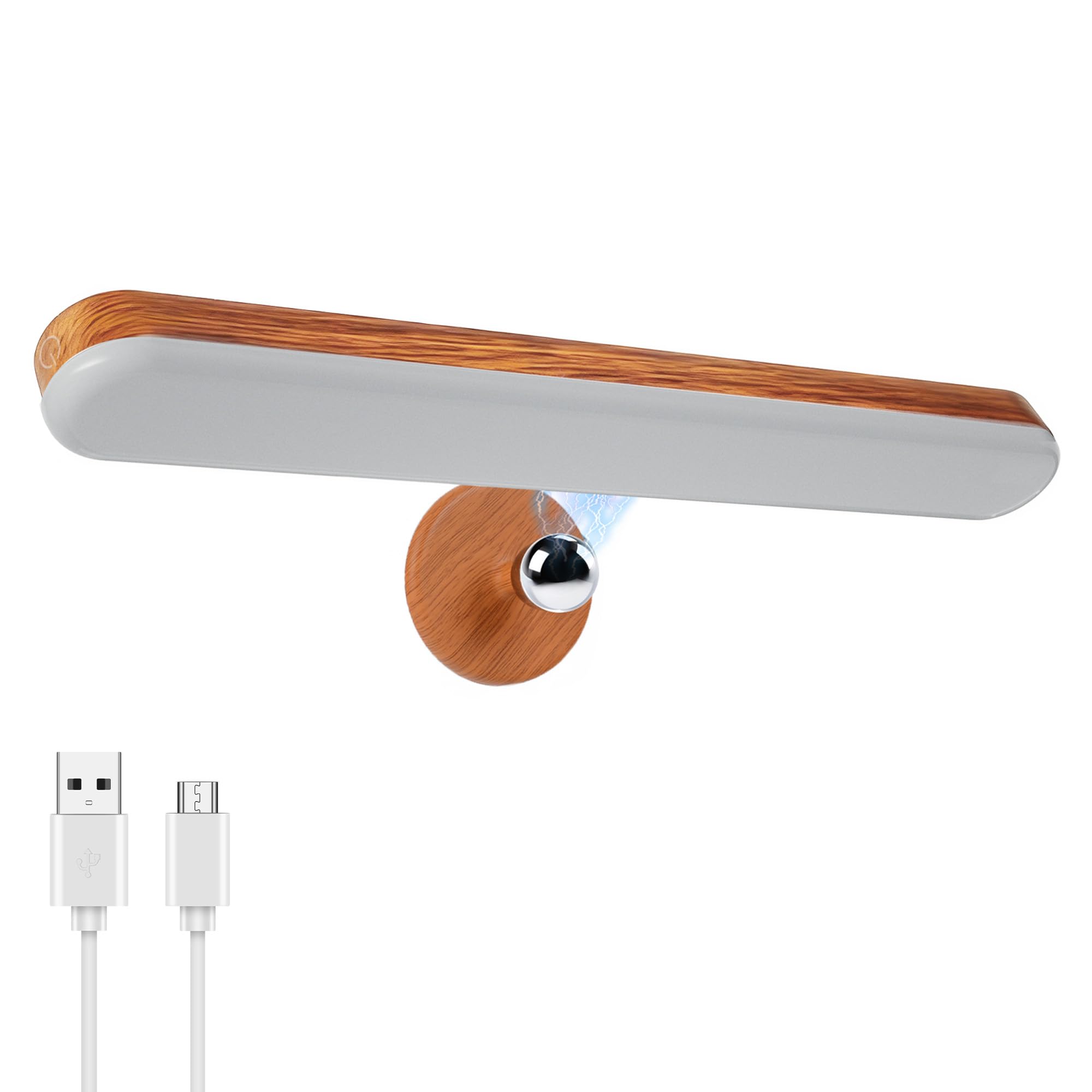 Benreom vanity light rechargeable battery enabling cordless makeup setup.