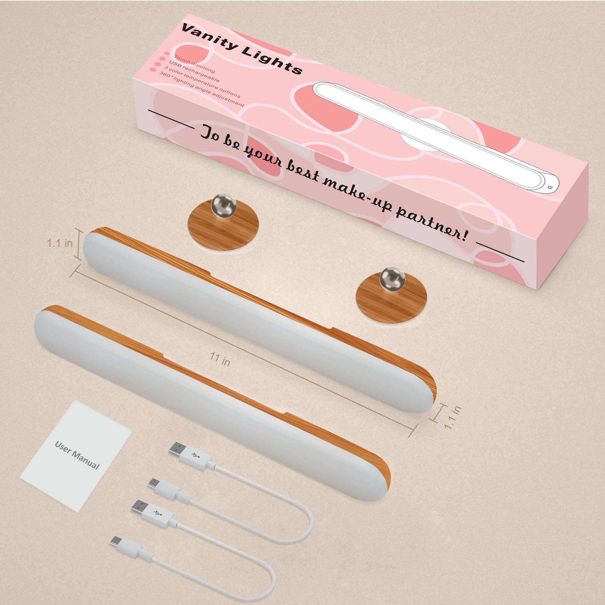 Benreom versatile vanity light for decoration, photography, and gifting.
