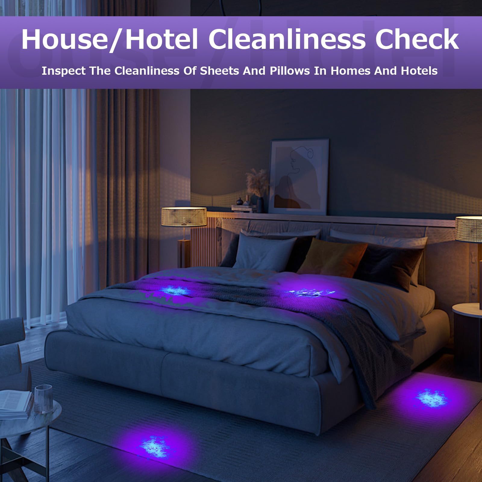 Benss UV light is IP65-rated for dust and water resistance outdoors