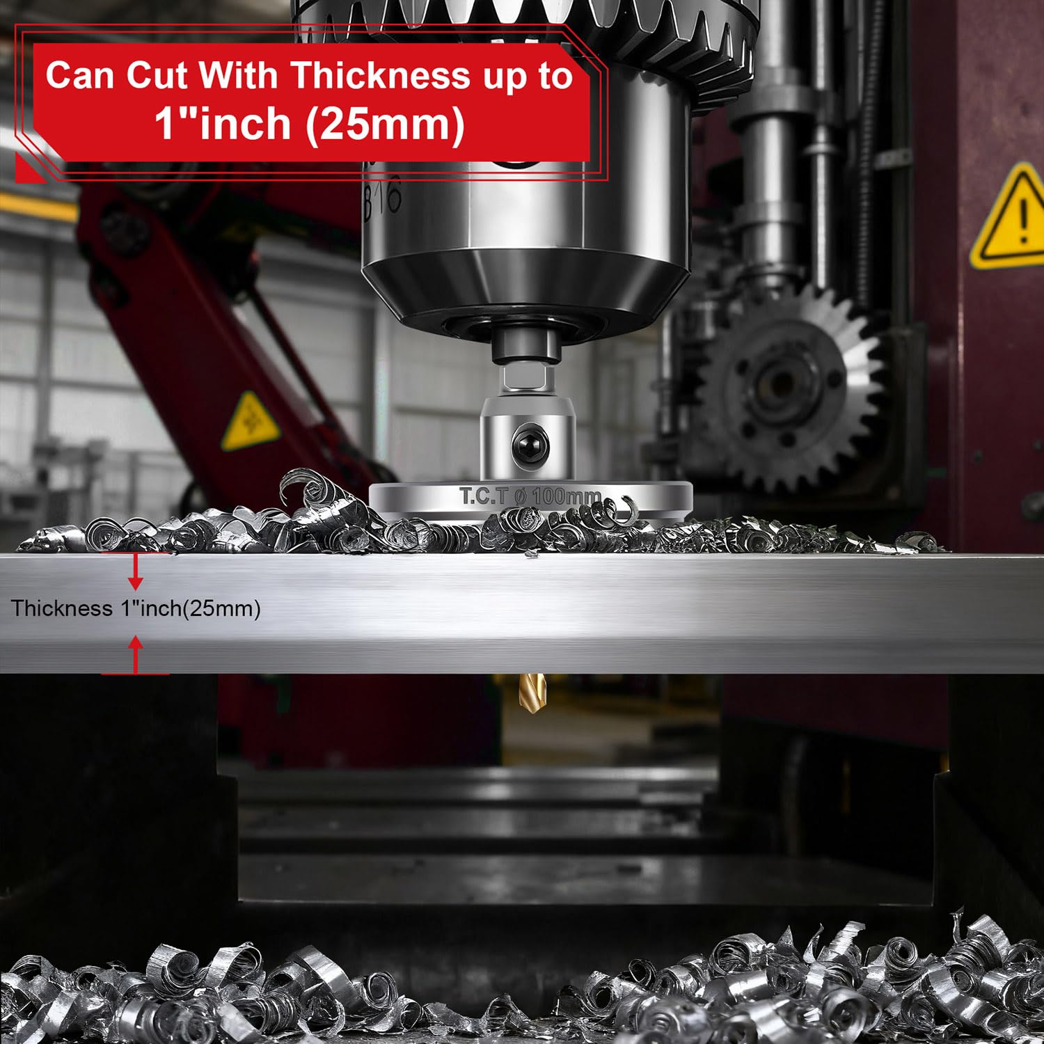 BEoffer carbide teeth and pilot drill provide clean starts