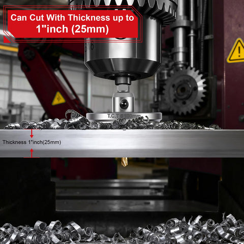 BEoffer carbide teeth and pilot drill provide clean starts