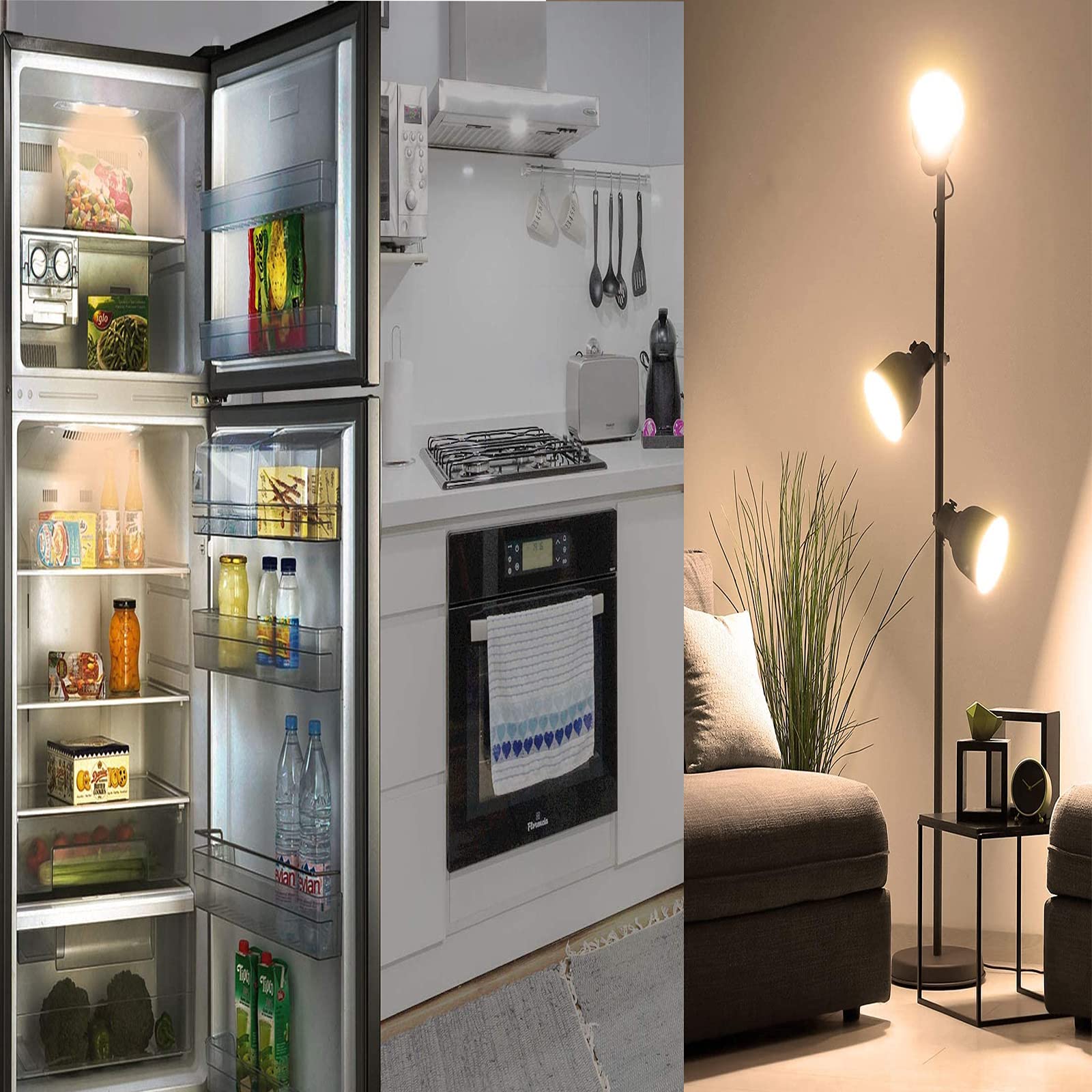 Beonllay 6-pack LED bulbs offer long life and savings.