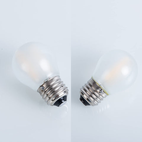 Beonllay frosted bulb ideal for bathroom vanity lighting.