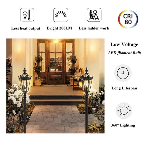 Beonllay candelabra bulb delivers steady, inviting ambient light