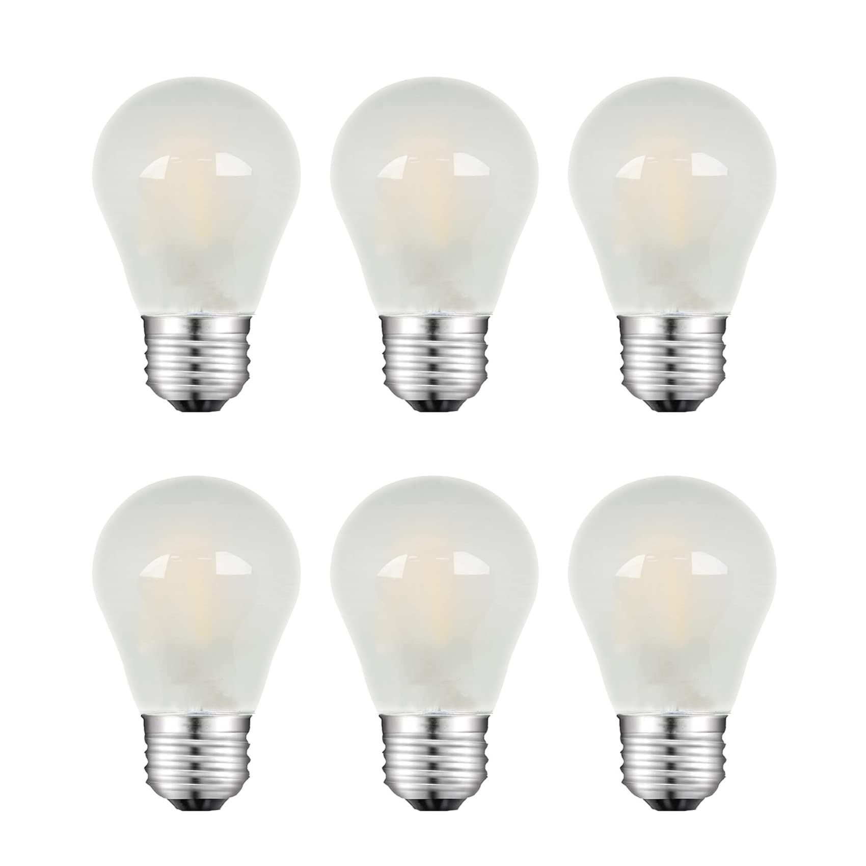 Beonllay frosted E26 LED bulb for warm, energy-saving chandelier lighting.