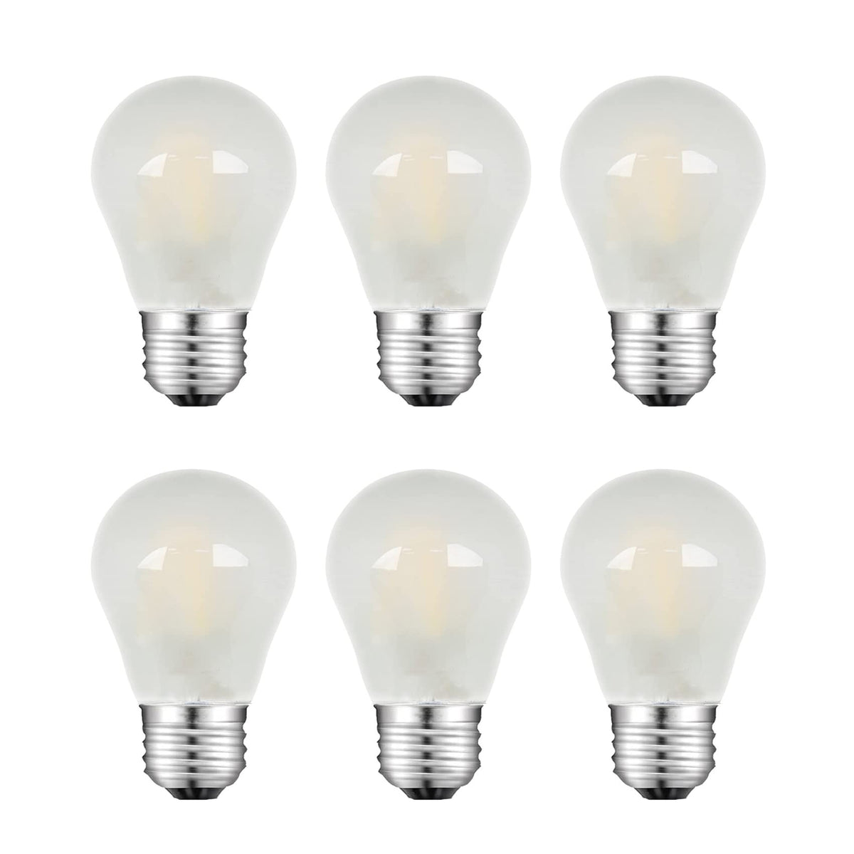 Beonllay frosted E26 LED bulb for warm, energy-saving chandelier lighting.
