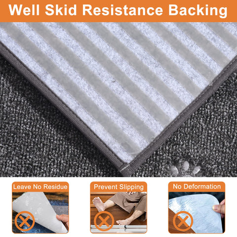 BEQHAUSE stair tread machine-washable for easy cleaning.