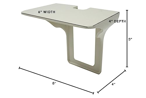 BeraTek Power Perch almond shelf blends with decor