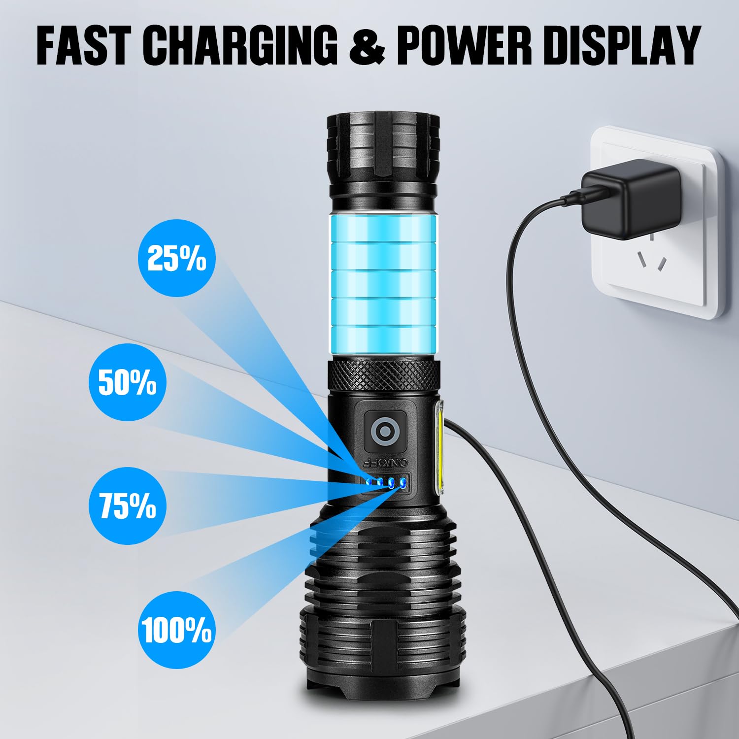 BERCOL 5000mAh battery powering extended outdoor use