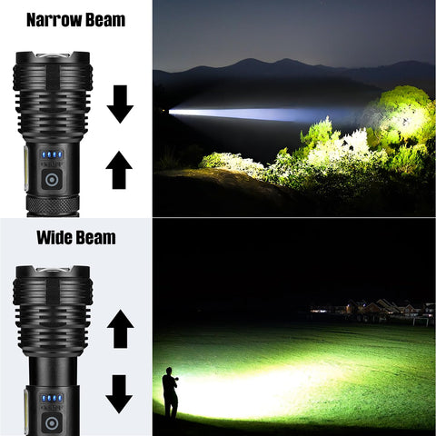 BERCOL beam modes image highlighting seven lighting options for different tasks
