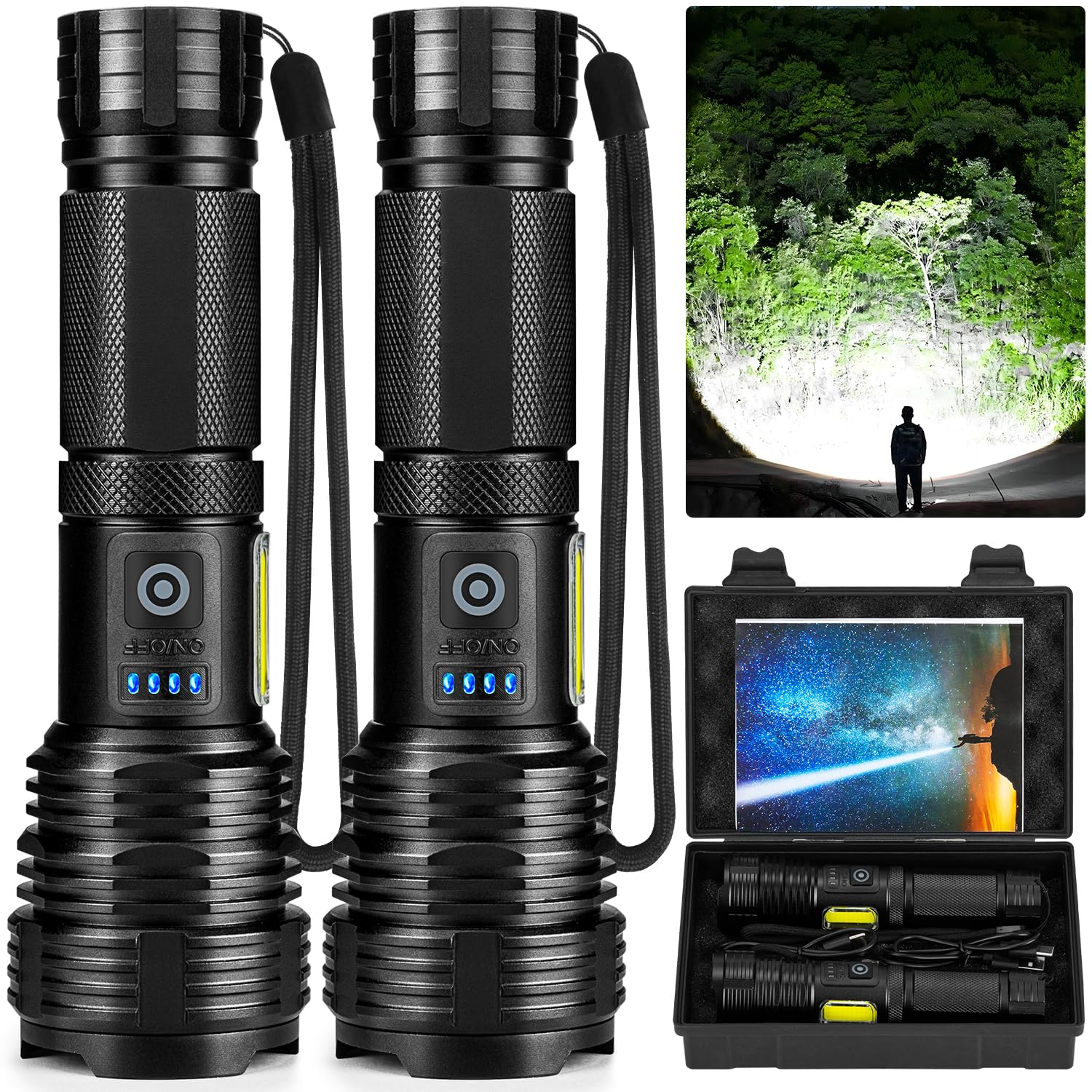 BERCOL flashlight front view showing compact handheld design for versatile lighting