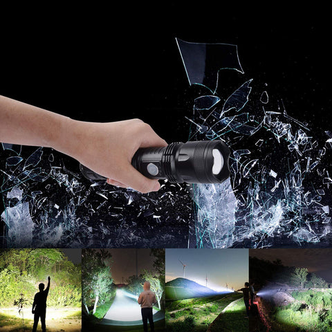 BERCOL flashlight with strobe and SOS modes for safety signaling.