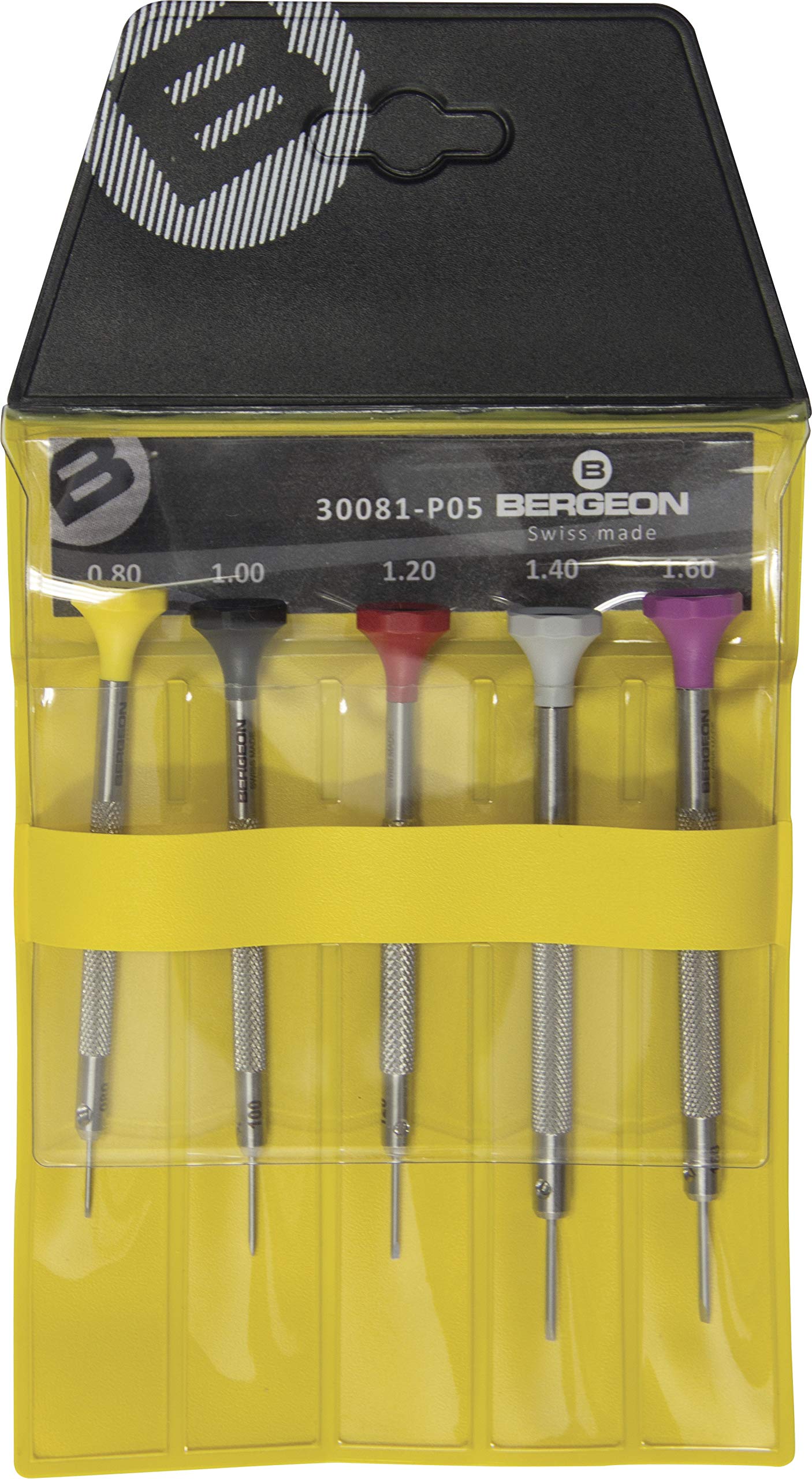 Bergeon 30081-P05 close-up of conical stainless blades for durable, precise torque.