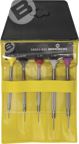 Bergeon 30081-P05 close-up of conical stainless blades for durable, precise torque.