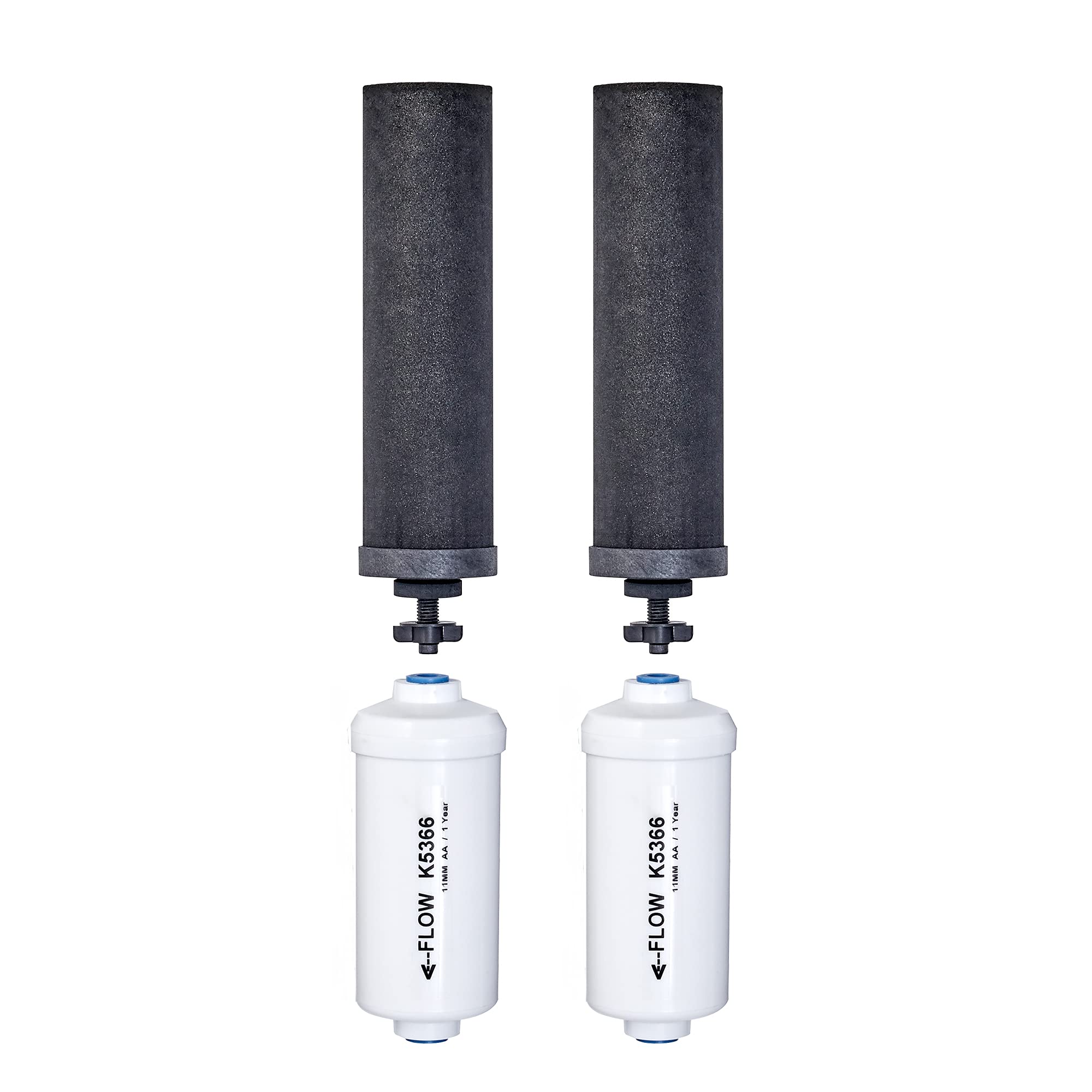 Berkey authentic black element BB9-2 purifies tap water and freshwater efficiently.