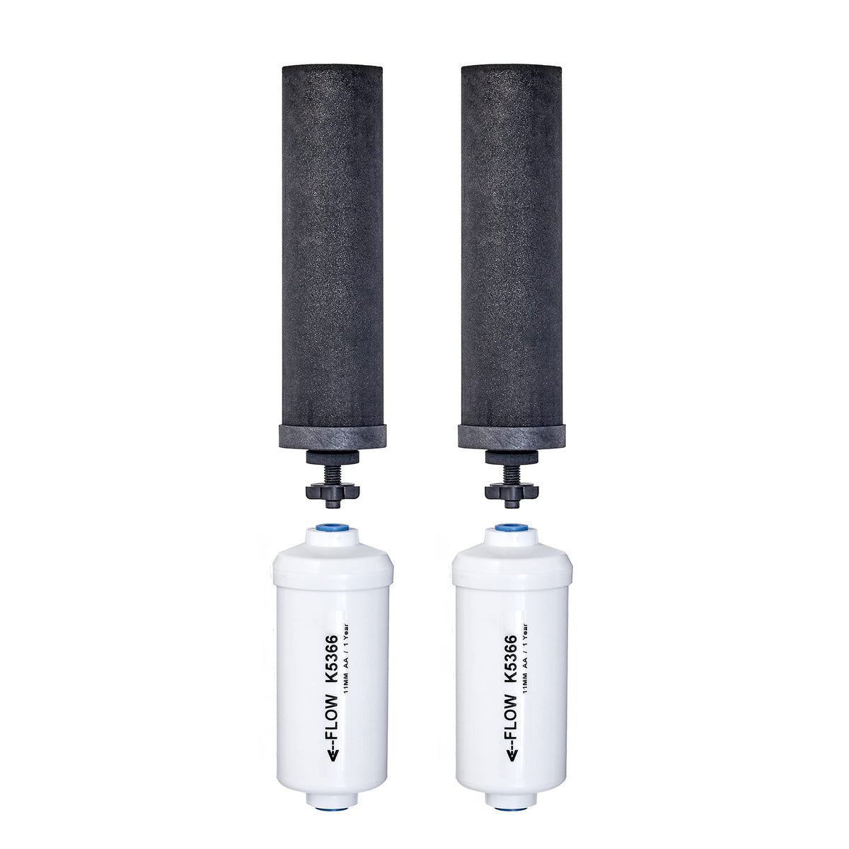 Berkey authentic black element BB9-2 purifies tap water and freshwater efficiently.