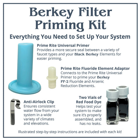 Berkey Prime Rite fluoride adaptor ensures a tight fit with PF-2 elements