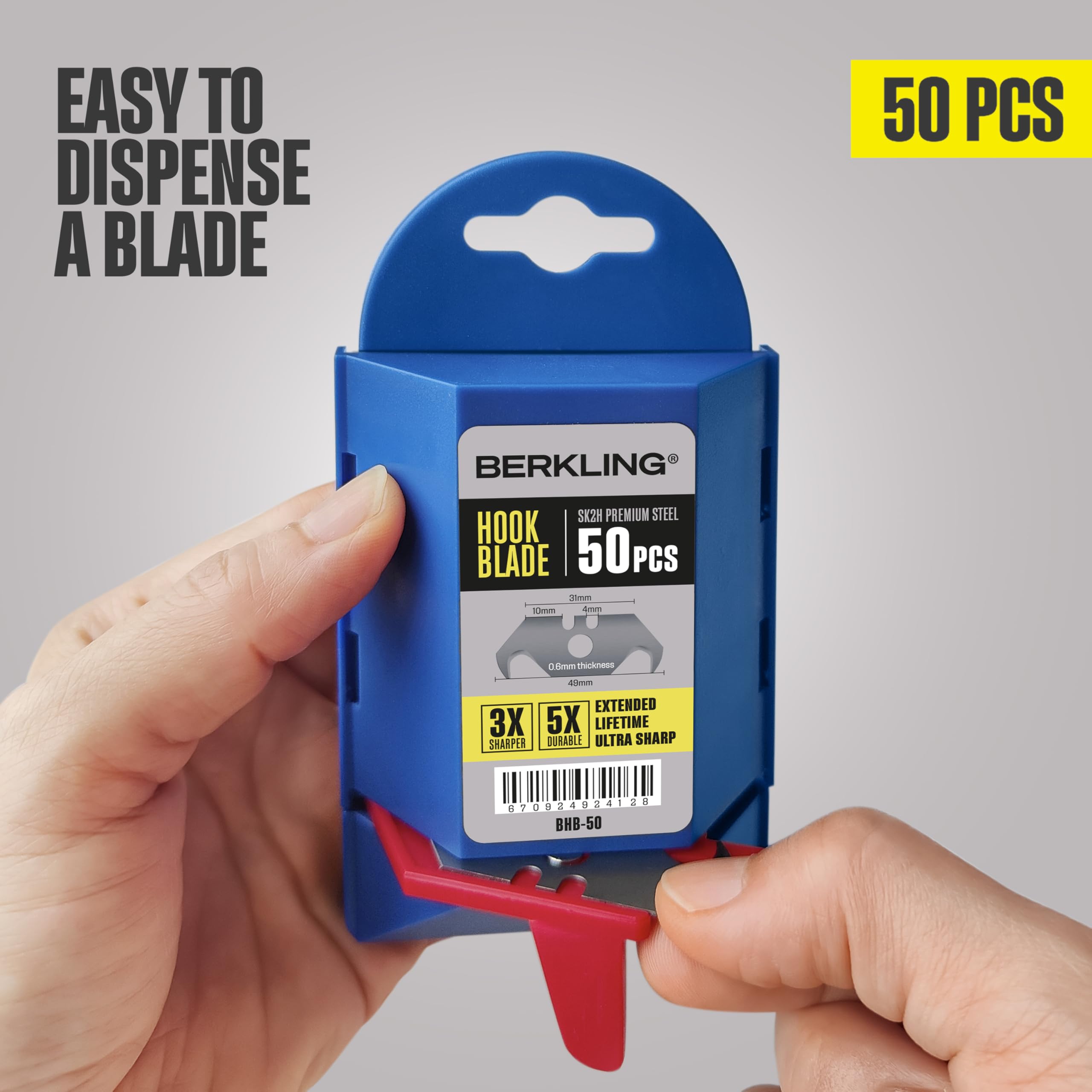 Berkling safety storage preserves blade sharpness and prevents accidents.