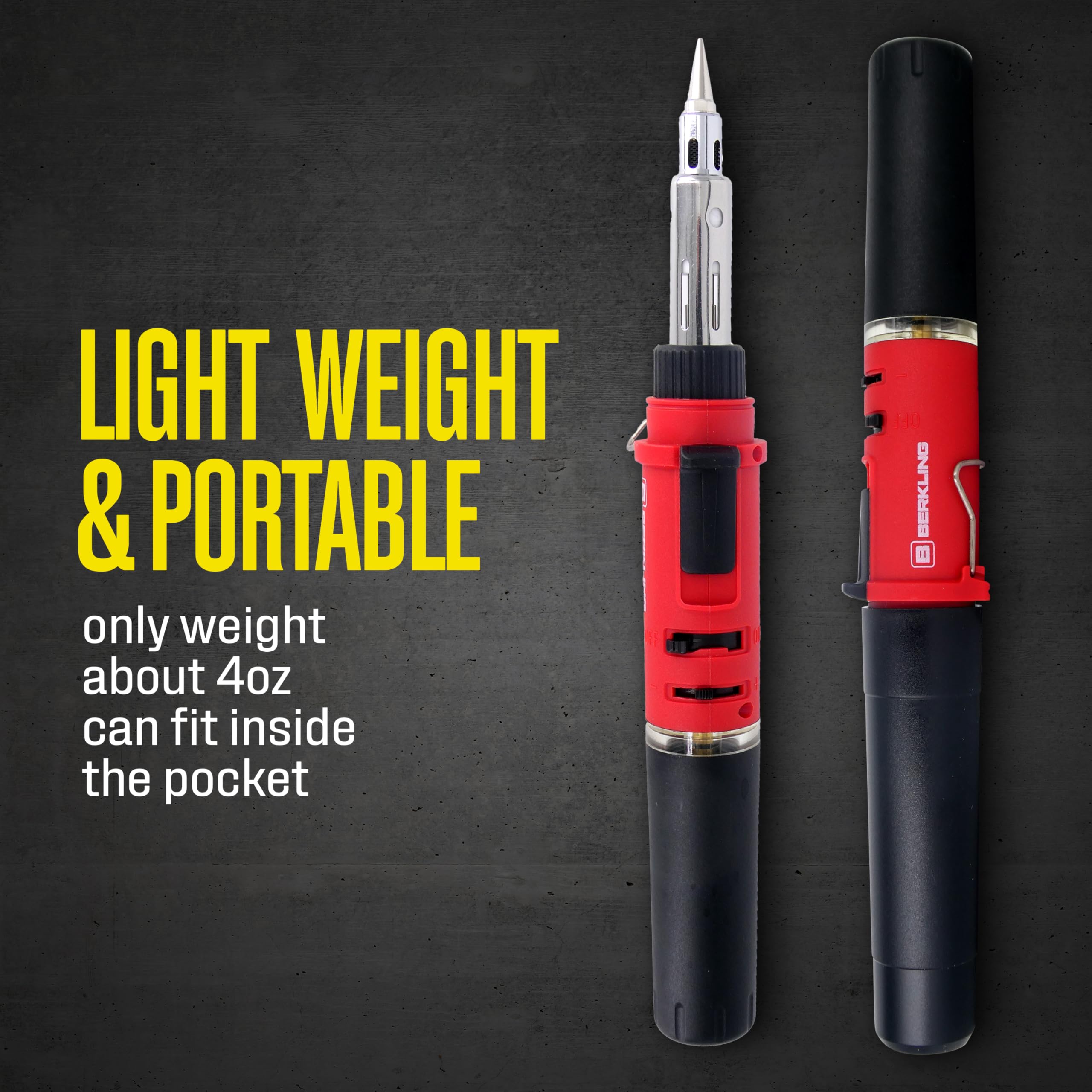 BSG-568 compact and portable design fits in a work kit
