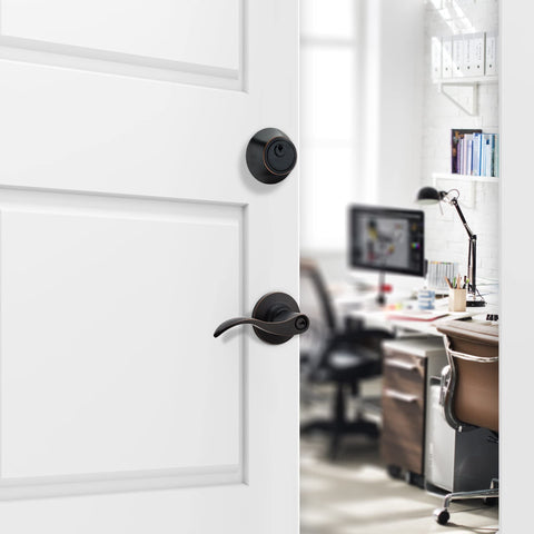 Berlin Modisch deadbolt set keyed alike for office or front door security