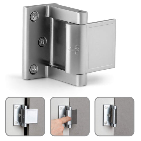 3-inch hardened screws included for quick, secure installation.