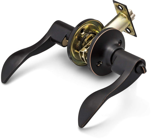 Berlin Modisch oil rubbed bronze exterior door handle on entry