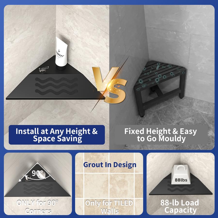 Bernkot anti-slip stickers improve grip and reduce slips during shaving