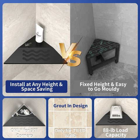 Bernkot anti-slip stickers improve grip and reduce slips during shaving