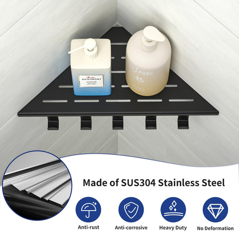 Bernkot quick drainage design prevents water pooling on the shelf.
