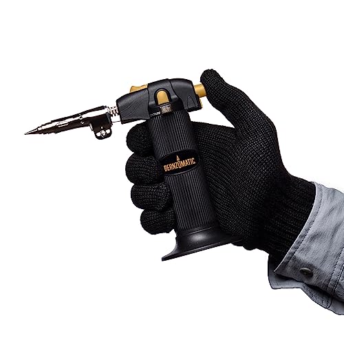 Bernz-O-Matic ST2200T push-button ignition for quick starts.