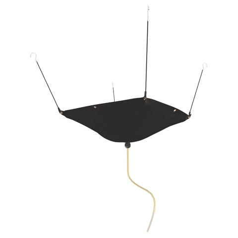 BERPET ceiling leak diverter 3x3 directs water toward a drain for safer storage.