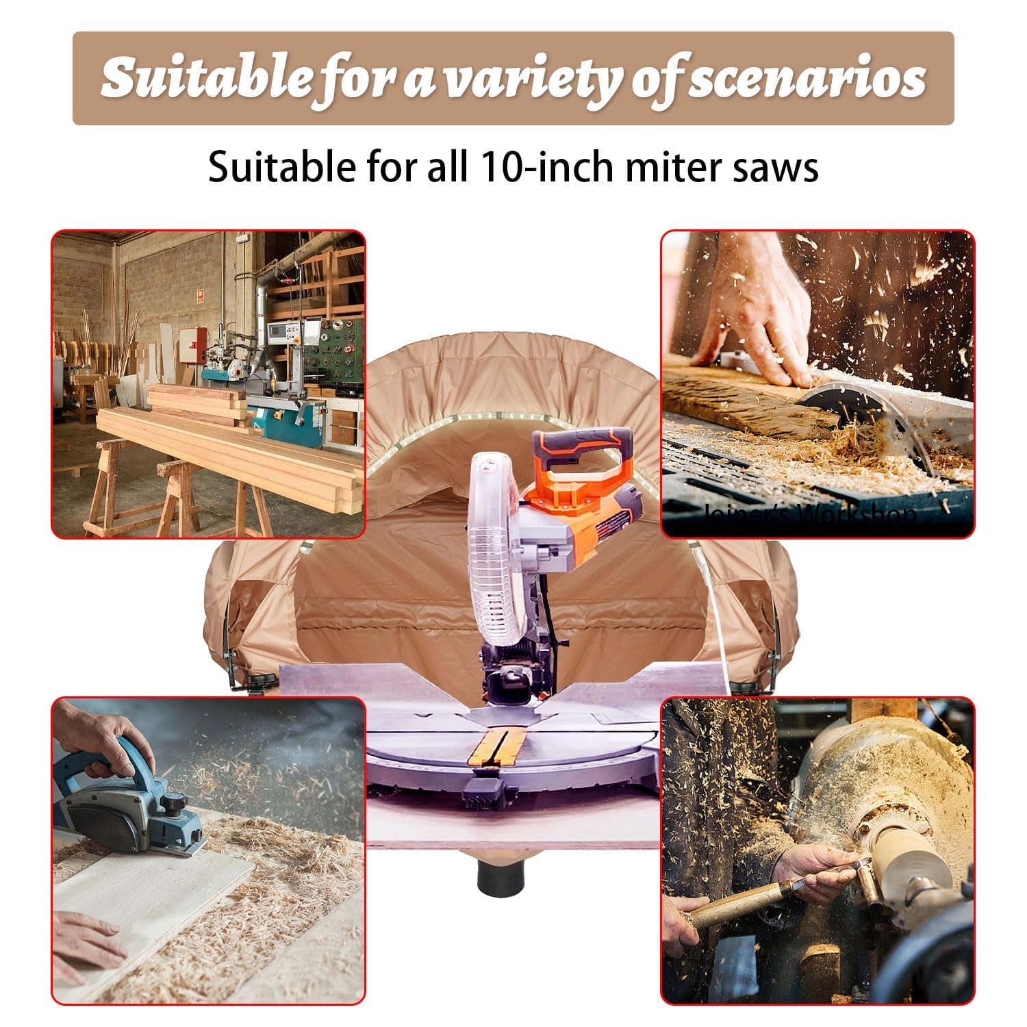 BERPET dust hood captures up to 95% of mess at the source