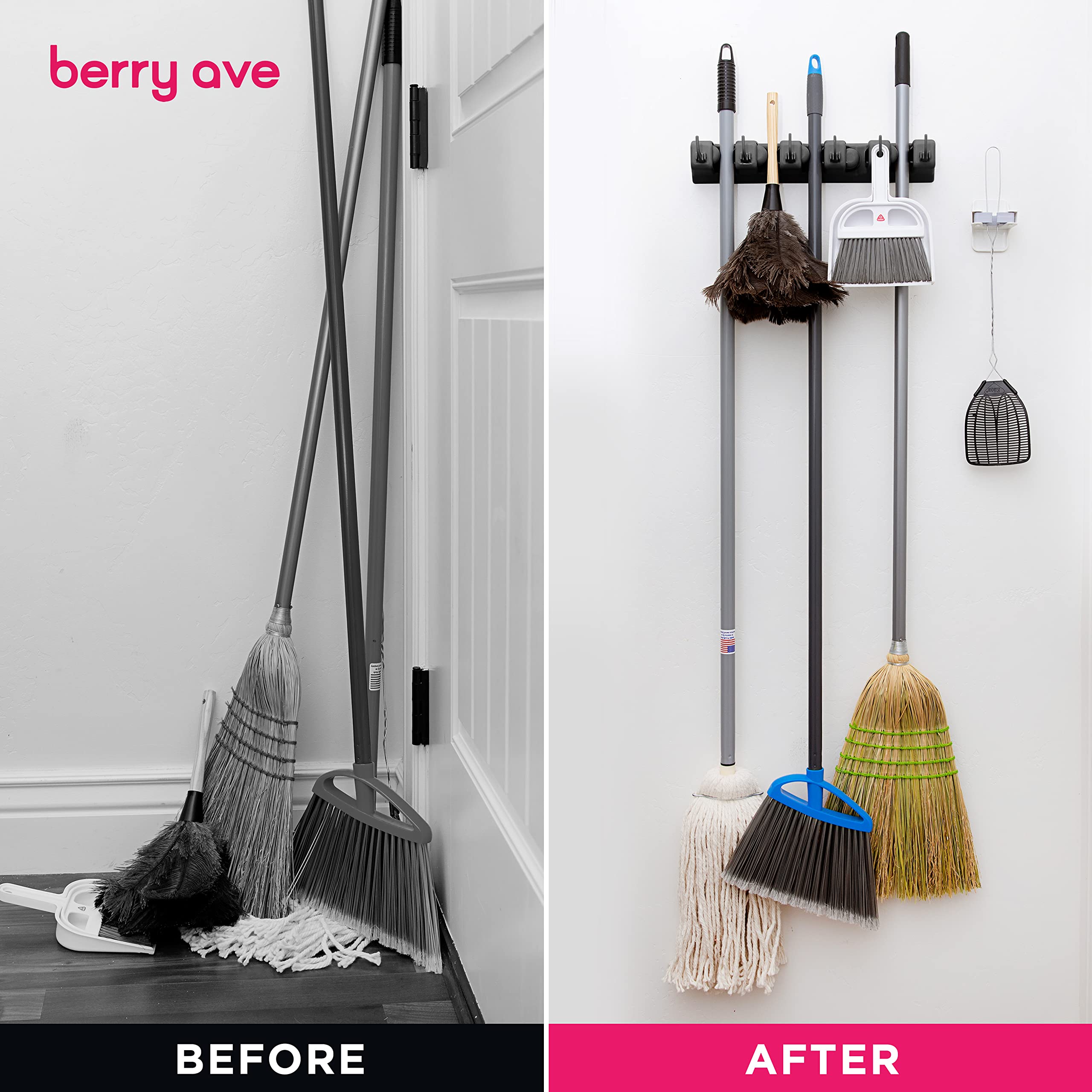 Berry Ave Included hardware photos simplify setup with clearly listed screws and anchors.