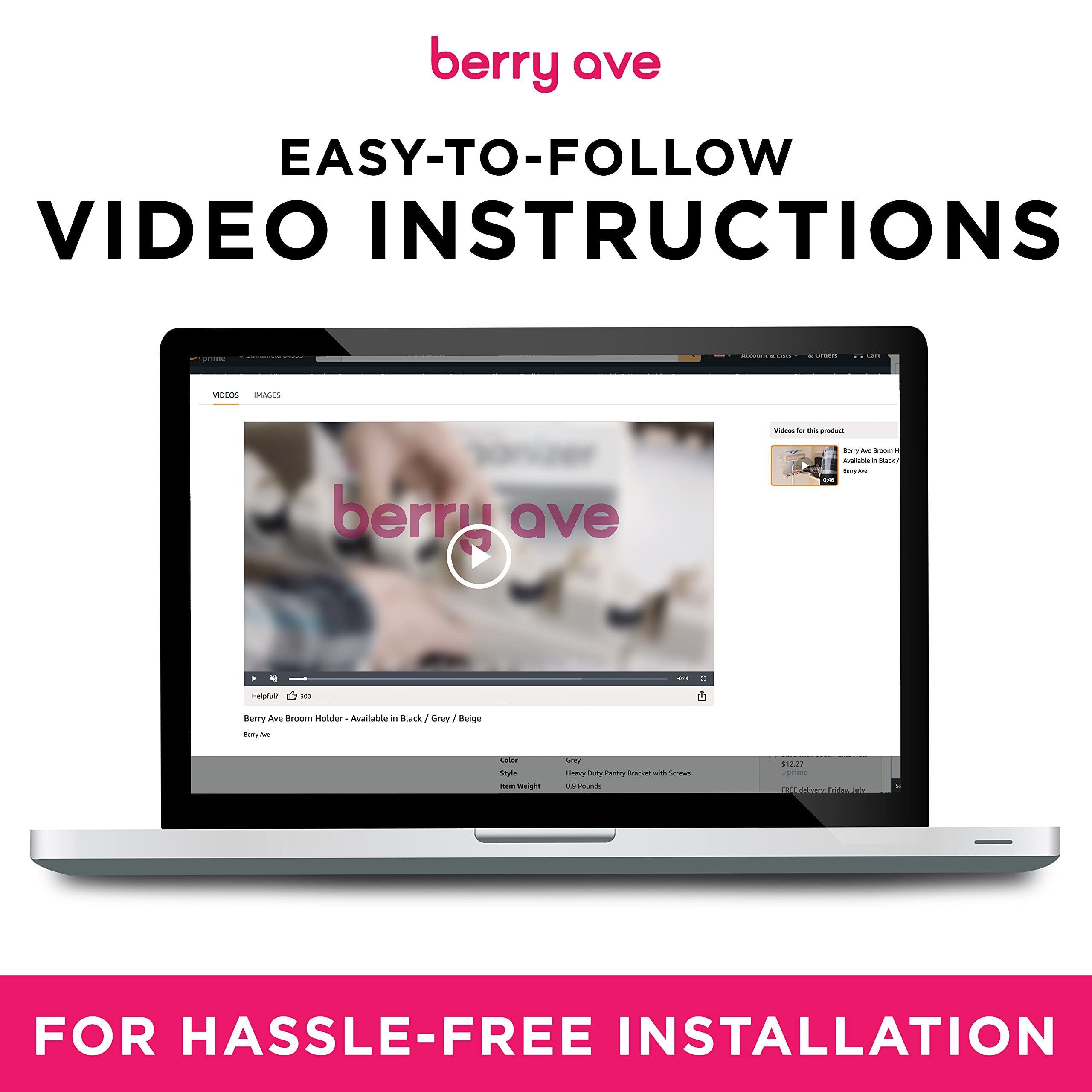 Berry Ave indoor outdoor use suitable for home, shed, or garage.