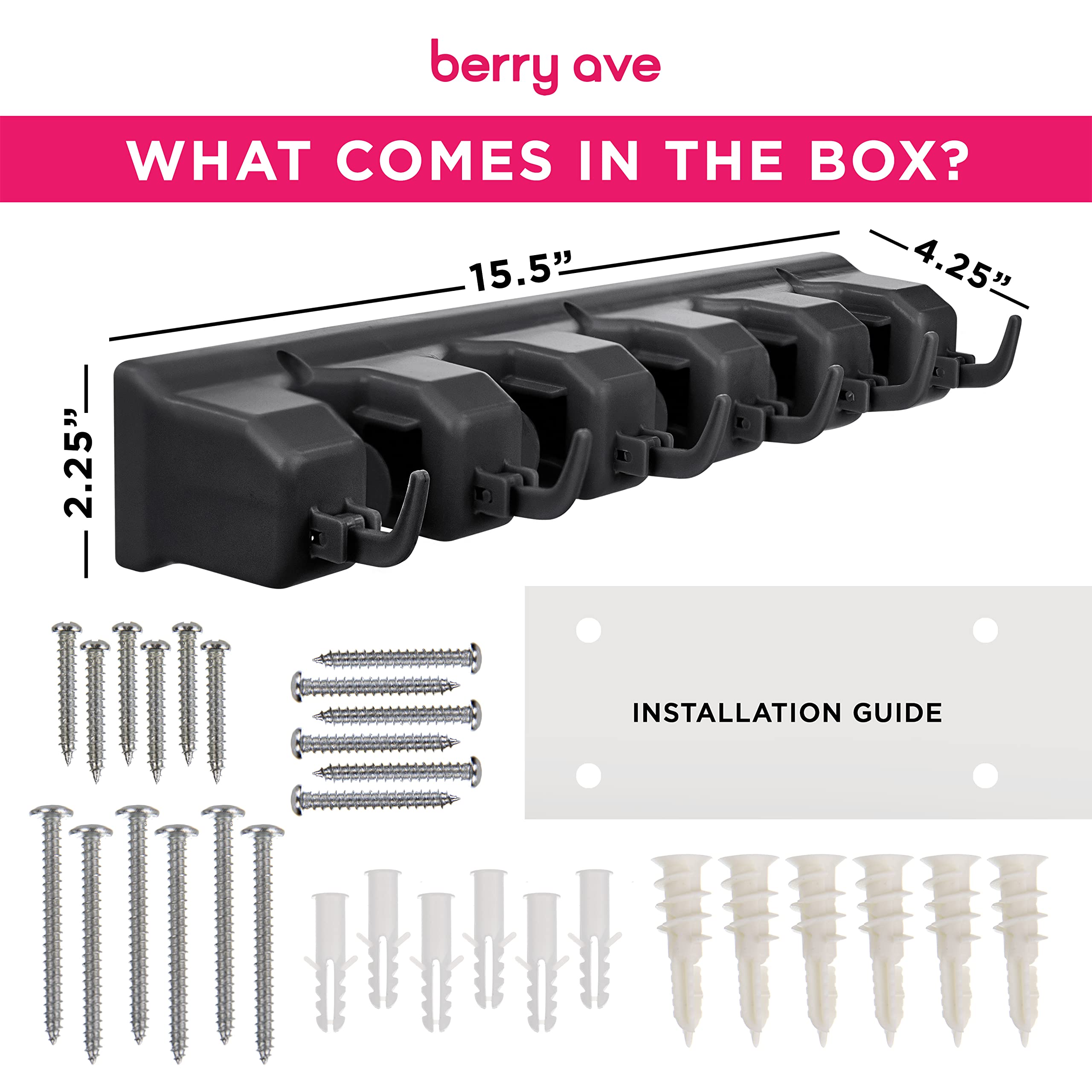 Berry Ave Lifestyle setup shows the holder integrated into a typical utility area.
